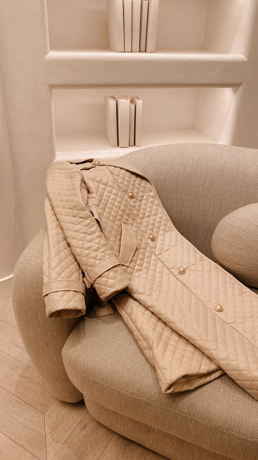 Nude Trench Coat