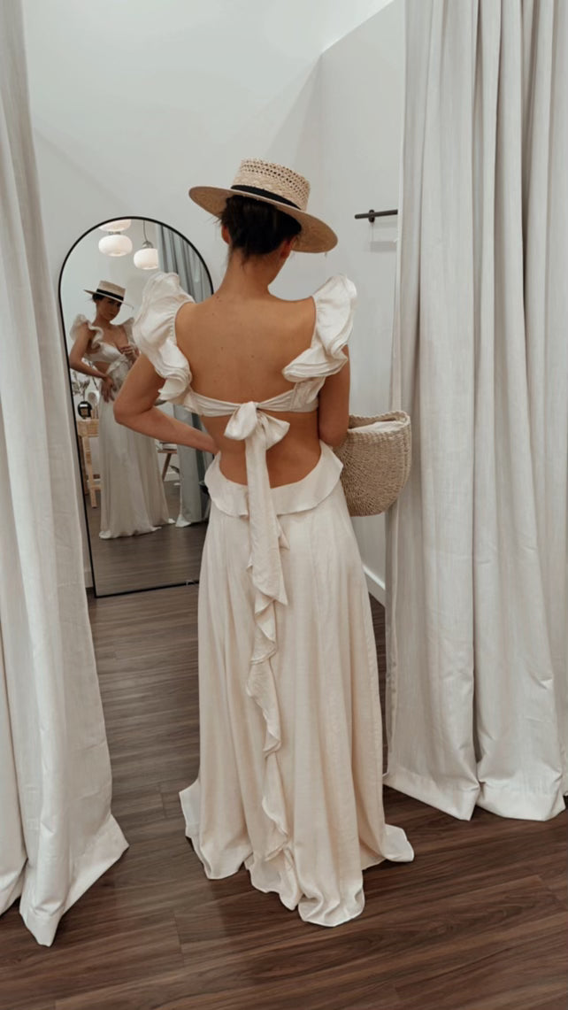 Postcards from Paradise Maxi (Ivory)